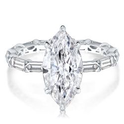 Italo Marquise Ring Unique Engagement Ring Affordable