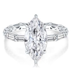 Italo Marquise Ring Unique Engagement Ring Affordable