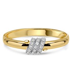 Italo Paved Spiral Simple Ring Travel Wedding Rings