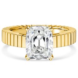 Italo Cathedral Cushion Cut Engagement Ring Promise Ring