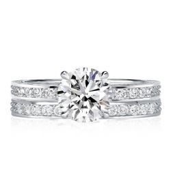 Milgrain Wedding Set