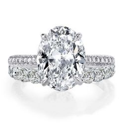 Wedding Engagement Ring Set