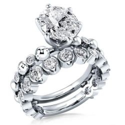 Wedding Ring Engagement Ring Set