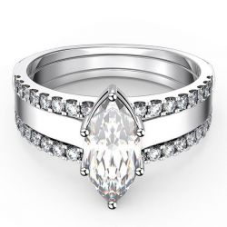 Marquise Wedding Set