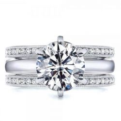 sapphire wedding ring sets