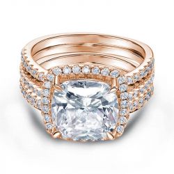Sapphire Engagement Ring Set