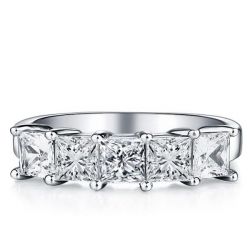 Half Eternity Wedding Band