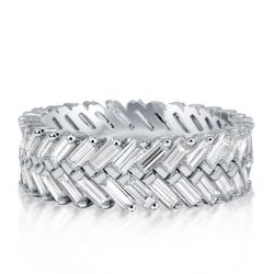 Baguette Cut Eternity Band