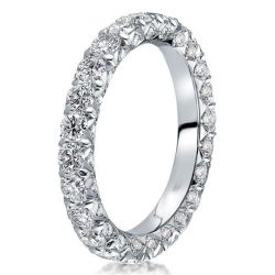 Shared Prong Eternity Band