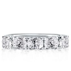 Five Stone East West Half Eterntiy Oval Wedding Band (3.15 CT. TW.)