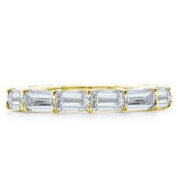 Channel Set Baguette Eternity Band