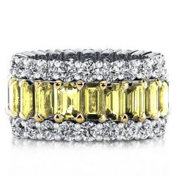 2 Tone Wedding Band