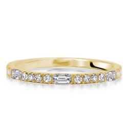 Baguette Wedding Band