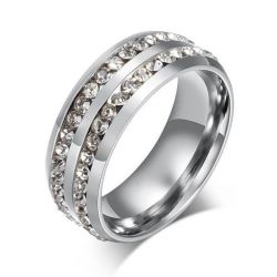 Two Row Wedding Band