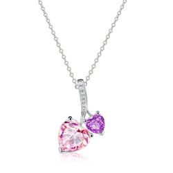 Pink Sapphire Necklace