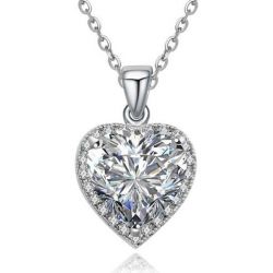 Halo Heart Necklace