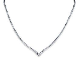 Sapphire Tennis Necklace