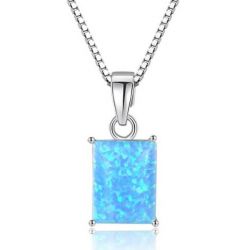 Opal Pendant Necklace