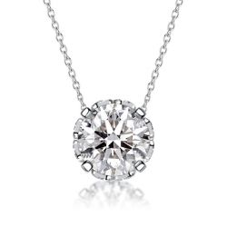 Italo Golden Round Cut Vintage Pendant Necklace For Women