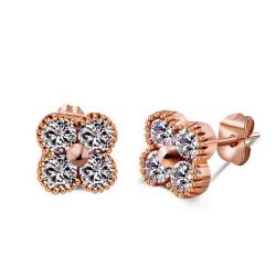 Rose Gold Stud Earrings