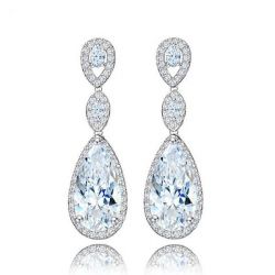 Pear Cut Earrings