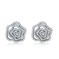 Rose Flower Earrings