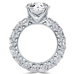 Heart Prong Engagement Ring