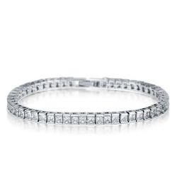 White Sapphire Tennis Bracelet