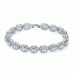 Silver Sapphire Bracelet