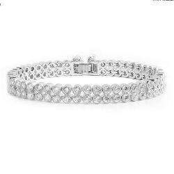 Double Row Tennis Bracelet