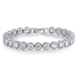 Sterling Silver Tennis Bracelet