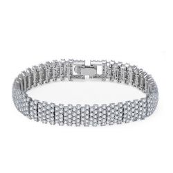 Sparkling Slider Tennis Bracelet