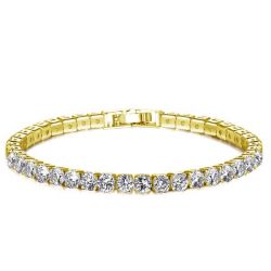 Gold Tennis Bracelet