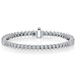 Italo Marquise Cut Tennis Bracelet In Sterling Silver