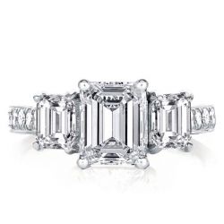 Beautiful Emerald Cut Engagement Rings