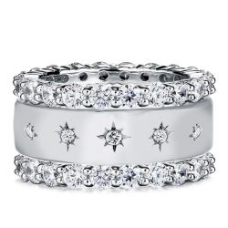 Stackable Eternity Bands