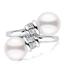 Pearl Engagement Ring