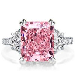 Italo Pink Sapphire Ring Engagement Ring For Women