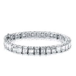 Emerald Cut Tennis Bracelet