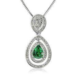 Green Pendant Necklace