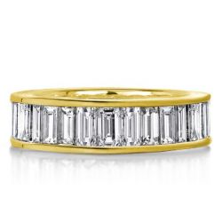 Eternity Baguette Wedding Band