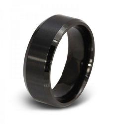 Classic Black Wedding Band