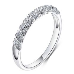 Twist Created Wedding Band