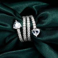 Multi Row Spiral Engagement Ring Online Sale丨Italojewelry