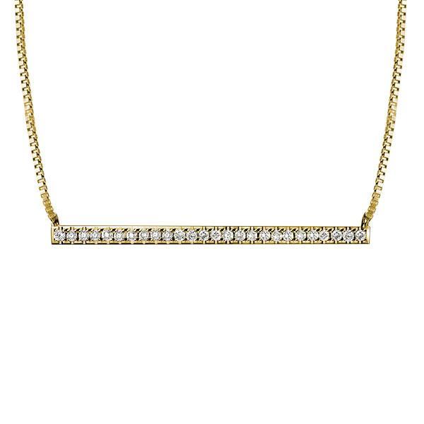 

Classic Golden Beautiful Womens Bar Necklace, White