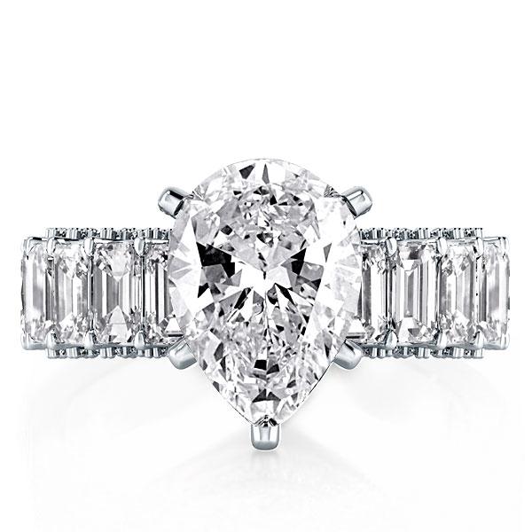 

Eternity Pear Engagement Ring(6.88 CT. TW.), White