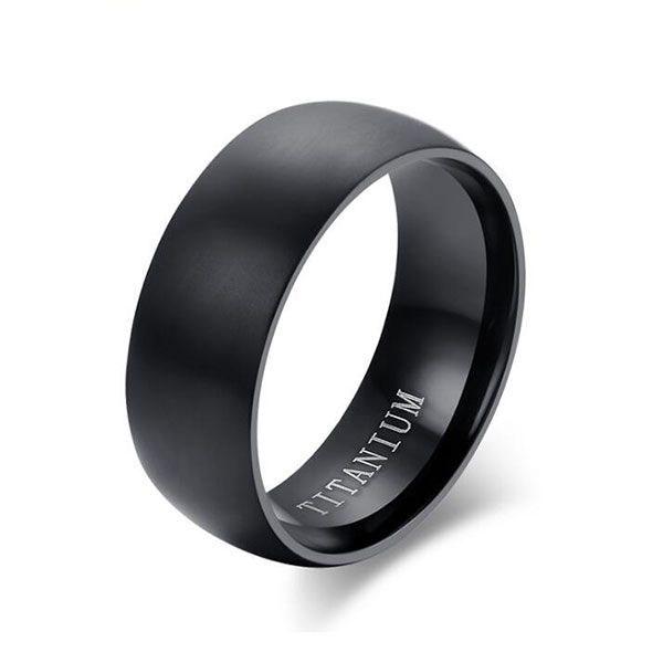 Italo Simple Classic Titanium Steel Men's Wedding Band от Italojewerly WW