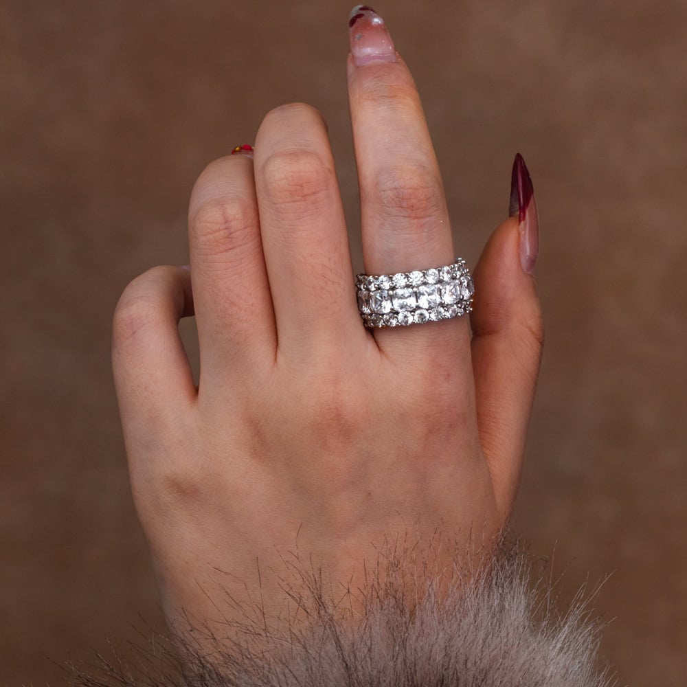 Eternity Cushion Cut Wedding Band Eternity Band For Women