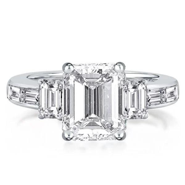 Baguette Engagement Ring