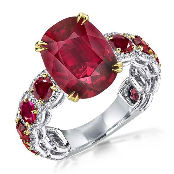 Exquisite Ruby Wedding Rings: A Symbol of Love and Passion